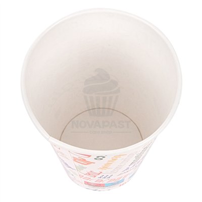 CONJUNTO DE 50 COPOS DE PAPELÃO 480 ML PAROLE Ø9CM