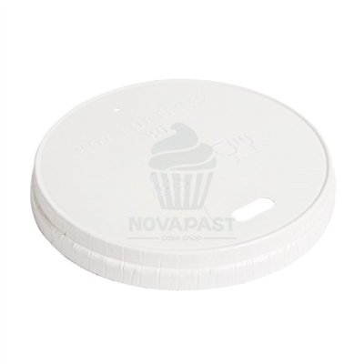 GDP SET DE 100 TAPAS BLANCAS  PARA VASOS DE 8CM