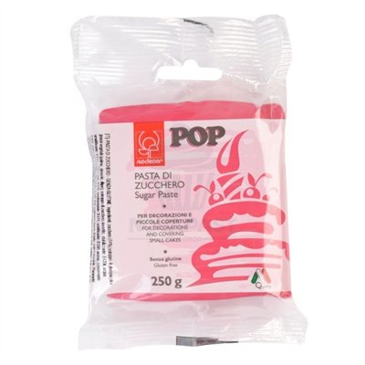Fondant Fucsia Modecor 250g - Cor e Sabor para suas Criações