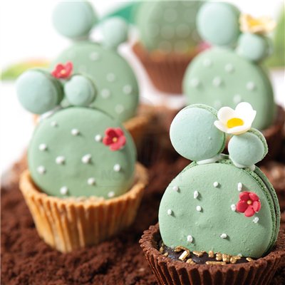 DECORA ESTOJO 30 MINI FLORES DE AÇÚCAR ROSA