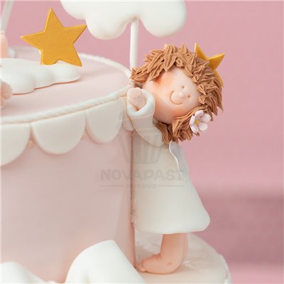 DECORA ESTOJO 30 MINI FLORES DE AÇÚCAR BRANCAS