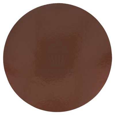 DISCO DE PAPELÃO CHOCOLATE/PRALINE 28 CMS (UND)