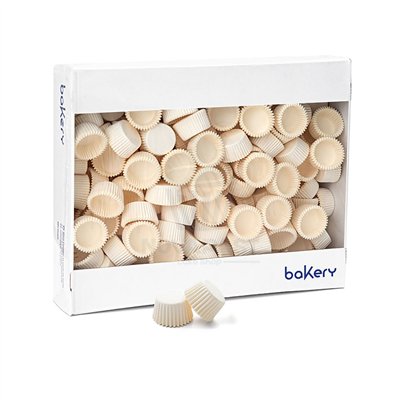 Mini Capsules Blanches 32x22mm - Lot de 2500