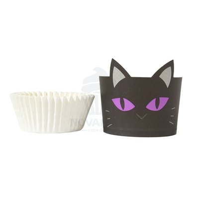PME ENSEMBLE DE 12 MOULES + CAPSULE HALLOWEEN CHAT NOIR