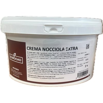 Creme Nocciola Extra 3kg: Sabor Intenso de Avelã