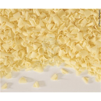 White Chocolate Curls Eurocao - 2 kg Box