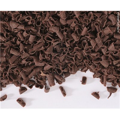 Dark Chocolate Curls Eurocao - 2 kg Box