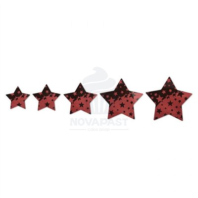 Plaquetas Estrela Natal Choco - Decoração Perfeita!
