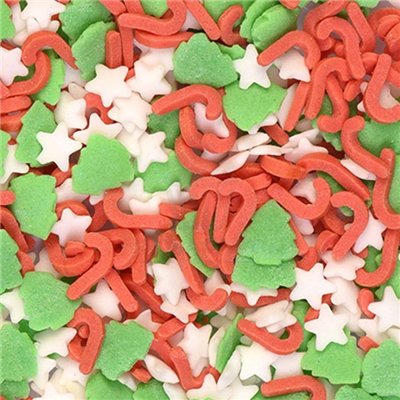 Sprinkles Natalinos Modecor 1kg - Decoração Festiva