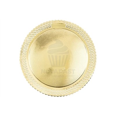 PLATO ORO CARTON "ERIK" 28 CMS (UND)