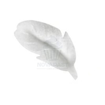 Plumes en azyme blanches 46x23 mm - Set de 30 pièces