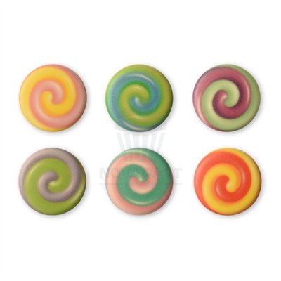 Espirales de Choco Blanco Surtidos - Set de 144 piezas