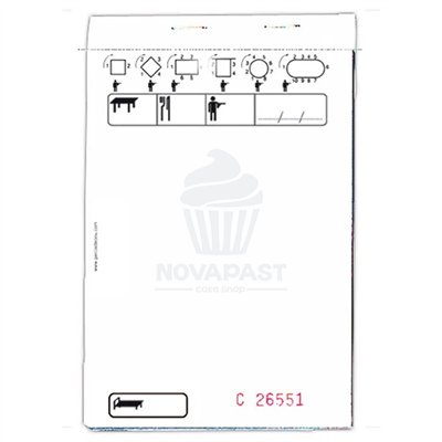 Double Autocopy Order 10x15 cm - Pack of 10 Units