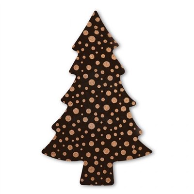 Délicieux sapins en chocolat noir pour vos desserts