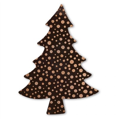 Délicieux sapins en chocolat noir pour vos desserts