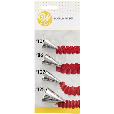 WILTON CONJUNTO 4 BICOS PARA VOLANTES BLISTER