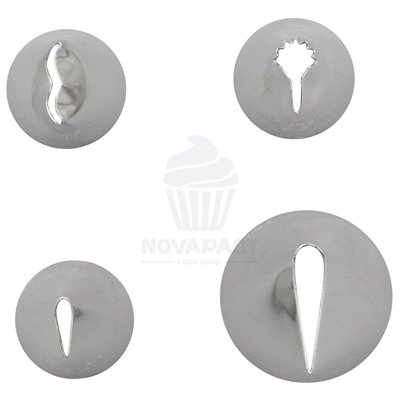 ENSEMBLE WILTON DE 4 DOUILLES POUR VOLANTS BLISTER