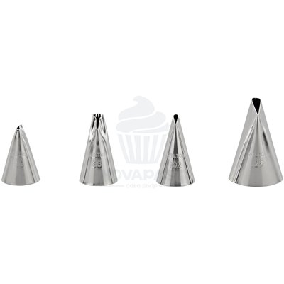 ENSEMBLE WILTON DE 4 DOUILLES POUR VOLANTS BLISTER