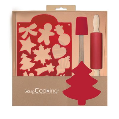 SCRAPCOOKING CONJUNTO CORTADOR MÚLTIPLO/ROLO/ESPÁTULA
