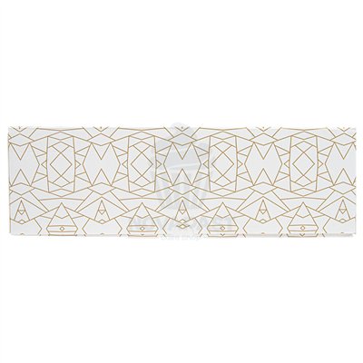 GDP BOÎTE À GÂTEAUX RAYÉE AVEC FENÊTRE 32X32XH10 CM