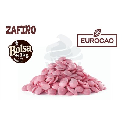 COBERTURA CHOCOLATE SAFIRA MORANGO (SACO 1 KG)
