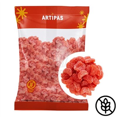 Strawberry Flavor Gummy Slices - 1 kg Bag