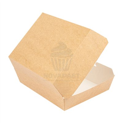 SET 50 CAJAS KRAFT LUNCH TAKE AWAY 22,5X17X8,5 CM
