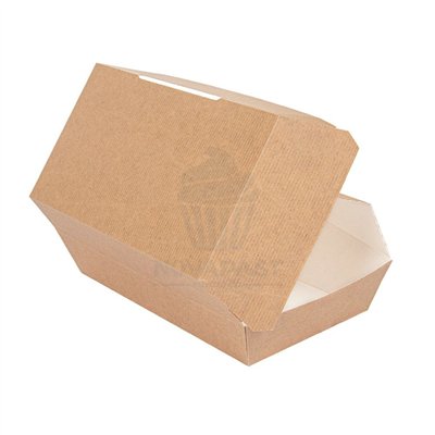 SET 50 CAJAS KRAFT LUNCH TAKE AWAY 19,5X11,5X6,5CM