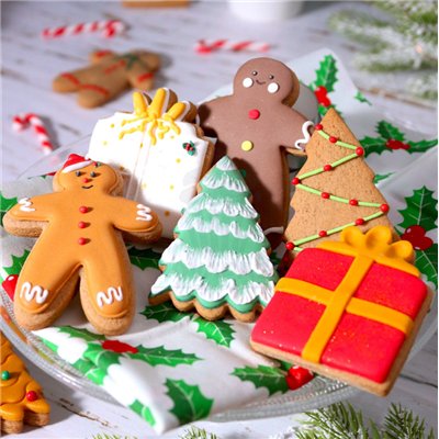 Ensemble de 3 emporte-pièces Noël en métal PME
