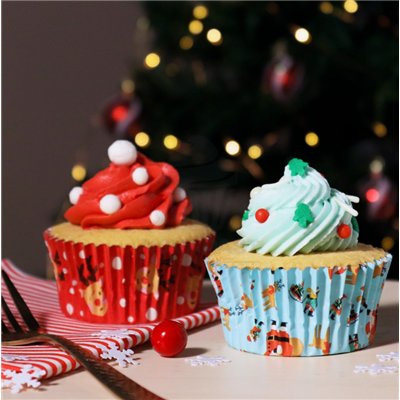 Capsulas Natalinas PME: Santa & Rudolph - 60 Unidades