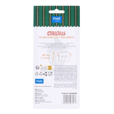 Capsules Noël Santa/Rudolph - Set de 60 PME