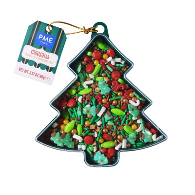 Décorations de Noël en sucre 90g - Arbre de Noël PME