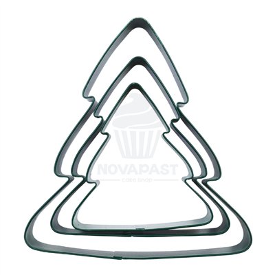 Cortadores de Natal PME: Conjunto de 3 Árvores de Metal