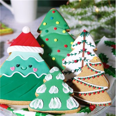 Découpoirs Sapin de Noël en Métal - Set de 3 PME