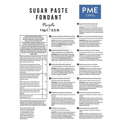 Fondant Roxo PME 1kg: Perfeito para Decoração!