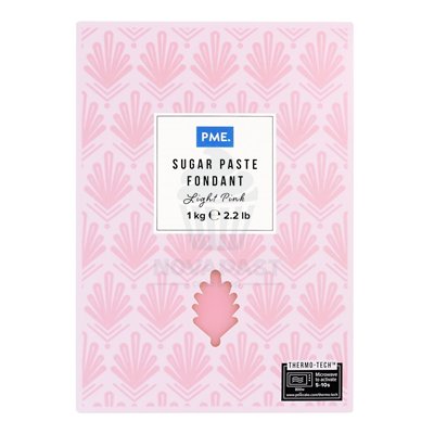 Fondant Rose Clair 1kg PME - Pâte à Sucre Parfaite