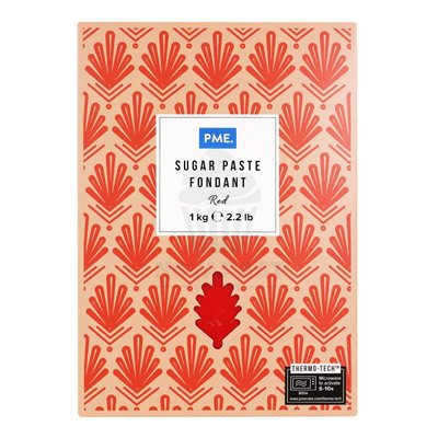 Fondant Rouge PME 1kg : Idéal pour Décorations Sucrées