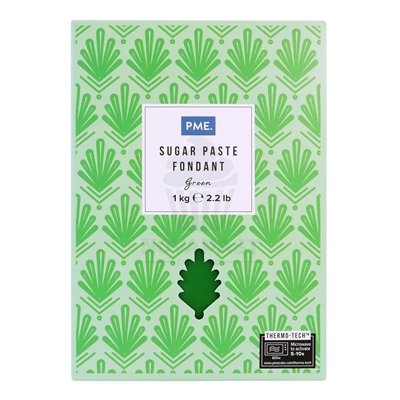 Fondant Verde PME 1kg: Perfeito para Decorações Doces!