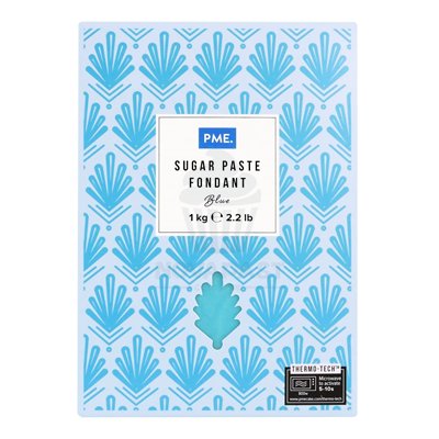Fondant bleu clair PME 1kg - Pâte à sucre idéale