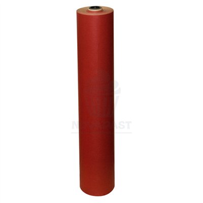 ROULEAU 100M. PAPIER KRAFT ROUGE LISSE LARGEUR 70CM