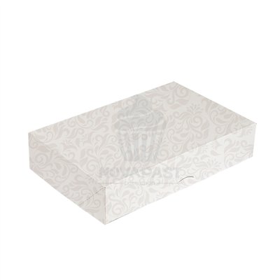 CAIXA PLANA AUTOSSUSTENTÁVEL DAMASCO 19X28X6H CM