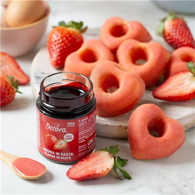 DECORA BOTE 100 GR PASTA SABOR FRESA MULTIUSO