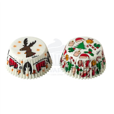 DECORA SET 36 CÁPSULAS NATAL RENA 50X32MM