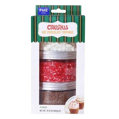 PME ENSEMBLE DE 3 POTS DE GARNITURES DE NOËL 400 GR