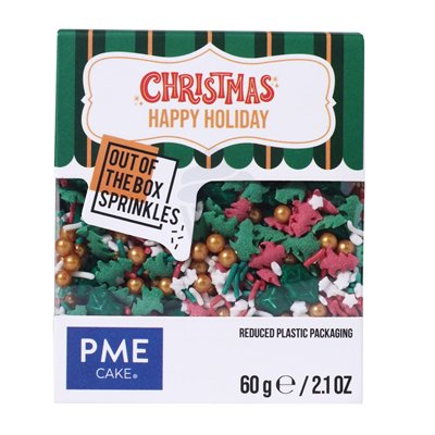 PME SPRINKLES DE NATAL HAPPY HOLIDAY 60GR