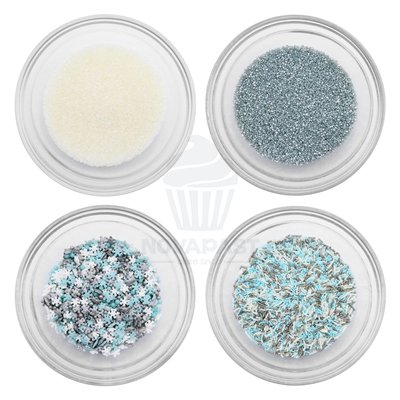 PME ENSEMBLE DE 4 PAILLETTES DE NOËL MERVEILLEUSES