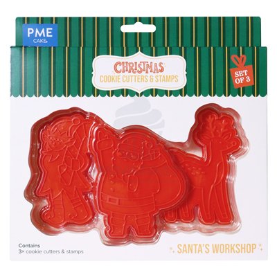 PME CONJUNTO 3 CORTADORES MARCADORES NATAL 7X10CM