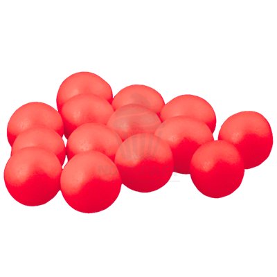 CAIXA 1 KG BOLAS CROCANTES CEREAL CHOCOLATE VERMELHAS 2 CM