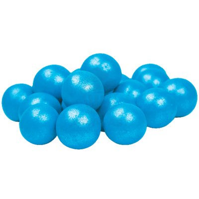 BOÎTE 1 KG BOULES CROUSTILLANTES CÉRÉALES CHOCOLAT BLEU 2 CM