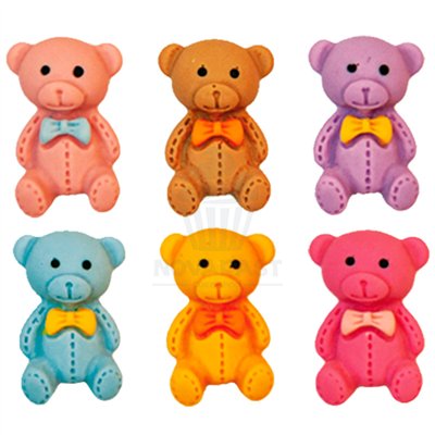 CONJUNTO DE 100 FIGURAS ROSCA DE REIS SURPRESA URSINHOS SORTIDOS